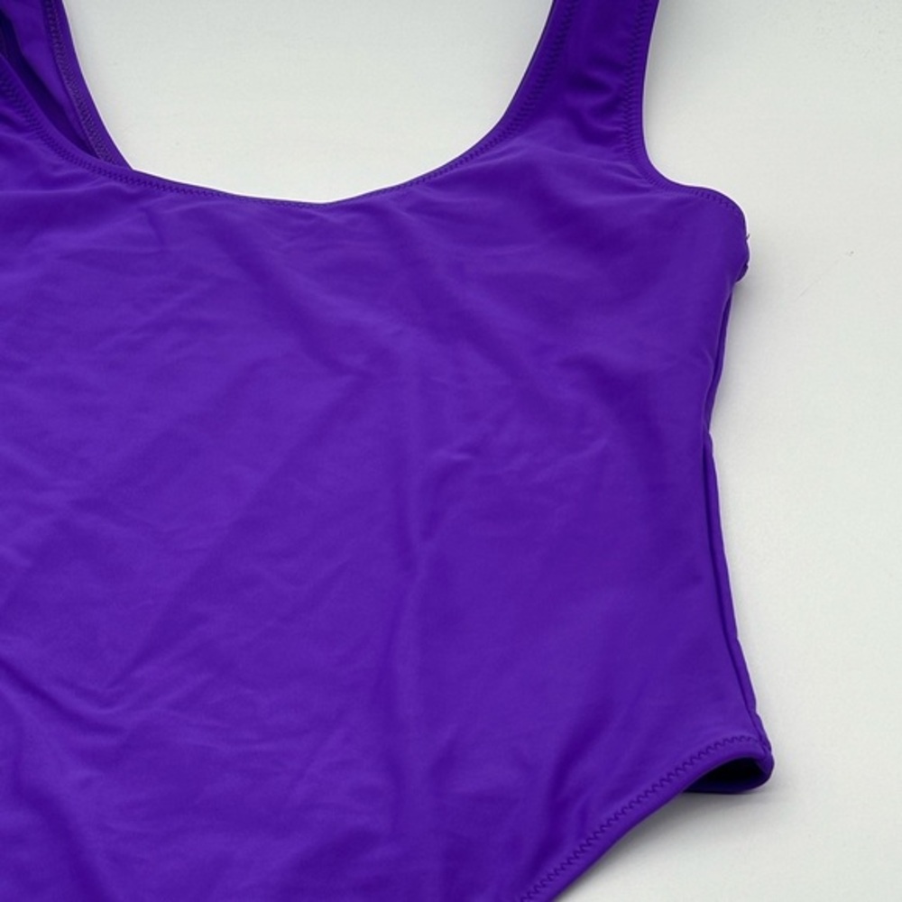 Speerise Womens High Cut Tank Thong Leotard Medium Purple - Picture 4 of 9
